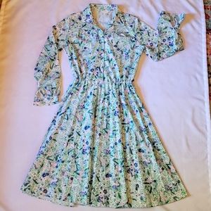 Vintage midi dress - long sleeve
